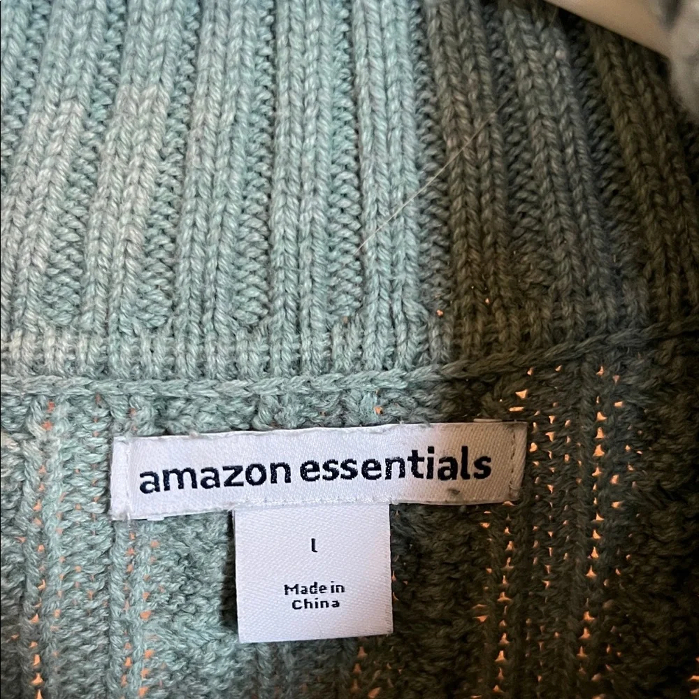 Amazon Essentials Sage Ribbed Knit Sweater - Picture 2 of 6